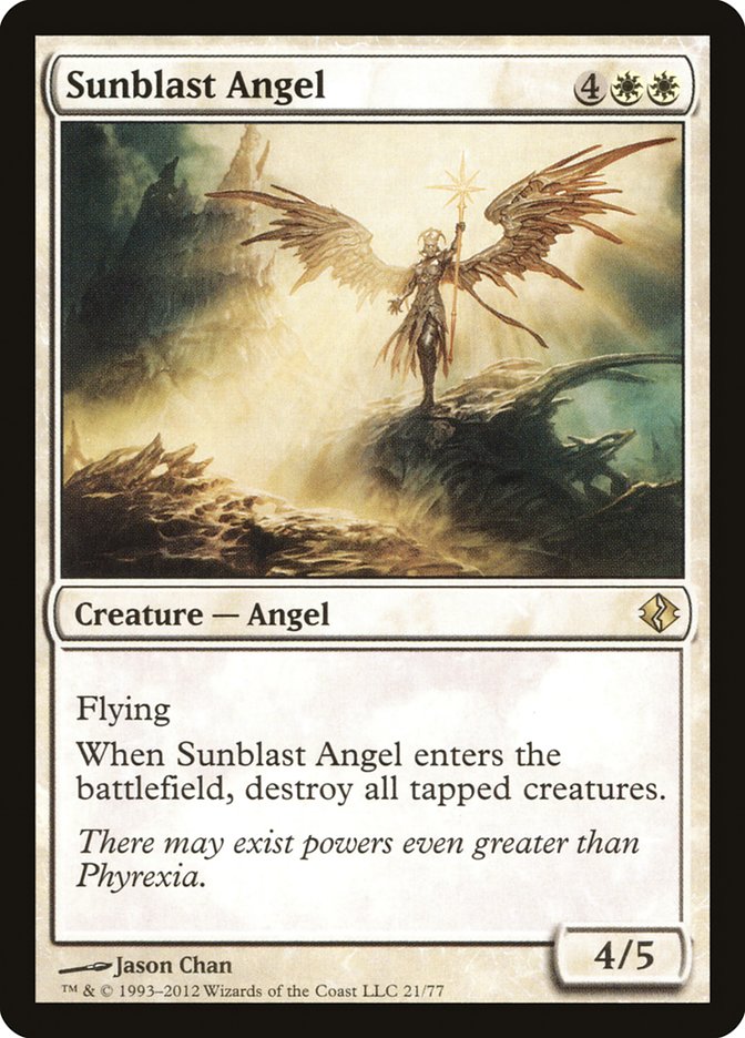 Sunblast Angel [Duel Decks: Venser vs. Koth] | Black Swamp Games