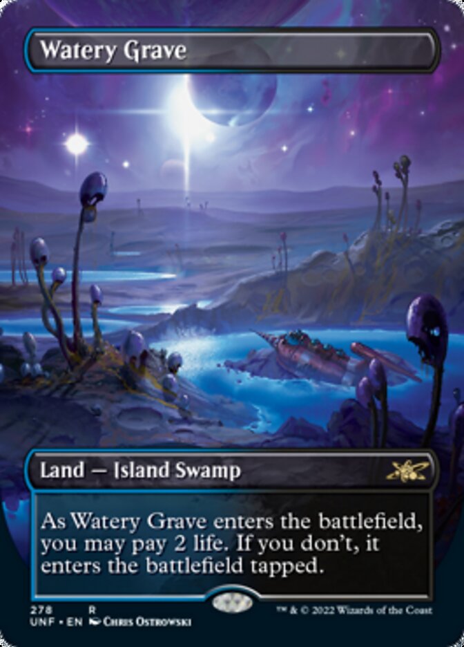 Watery Grave (Borderless) [Unfinity] | Black Swamp Games