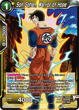 Son Gohan, Warrior of Hope (Uncommon) (BT13-099) [Supreme Rivalry] | Black Swamp Games