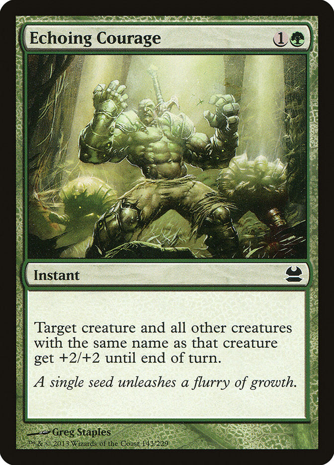 Echoing Courage [Modern Masters] | Black Swamp Games