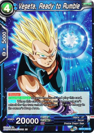 Vegeta, Ready to Rumble (BT11-053) [Vermilion Bloodline] | Black Swamp Games
