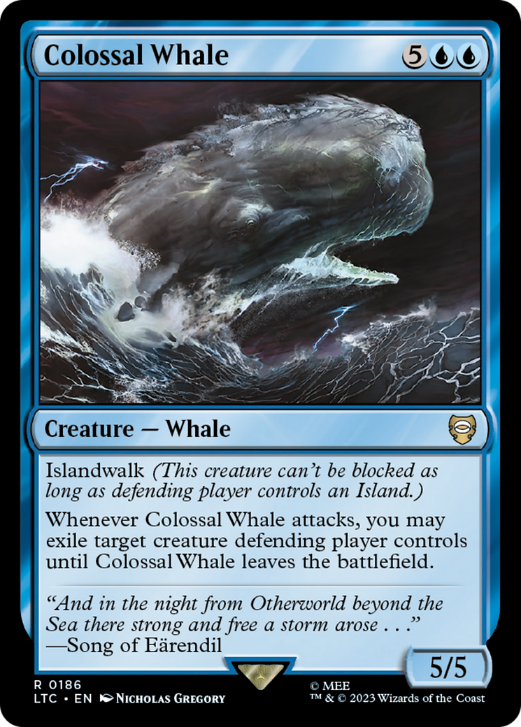 Colossal Whale [The Lord of the Rings: Tales of Middle-Earth Commander] | Black Swamp Games