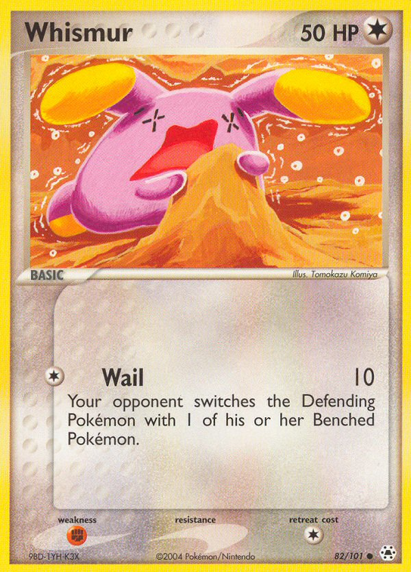 Whismur (82/101) [EX: Hidden Legends] | Black Swamp Games