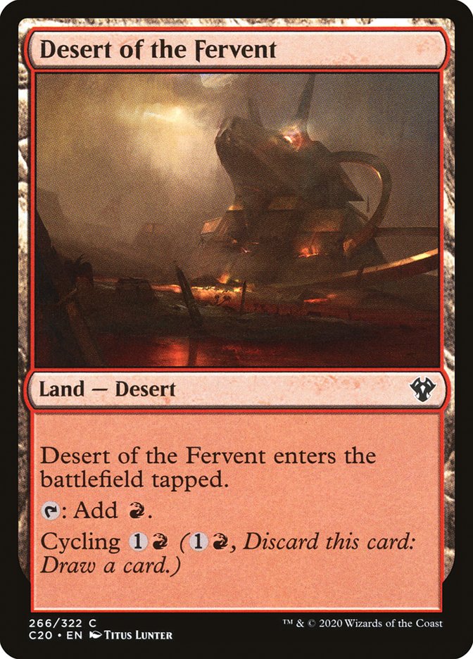 Desert of the Fervent [Commander 2020] | Black Swamp Games