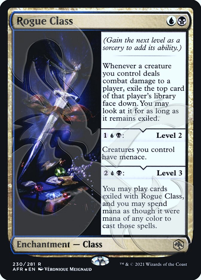 Rogue Class (Ampersand Promo) [Dungeons & Dragons: Adventures in the Forgotten Realms Promos] | Black Swamp Games