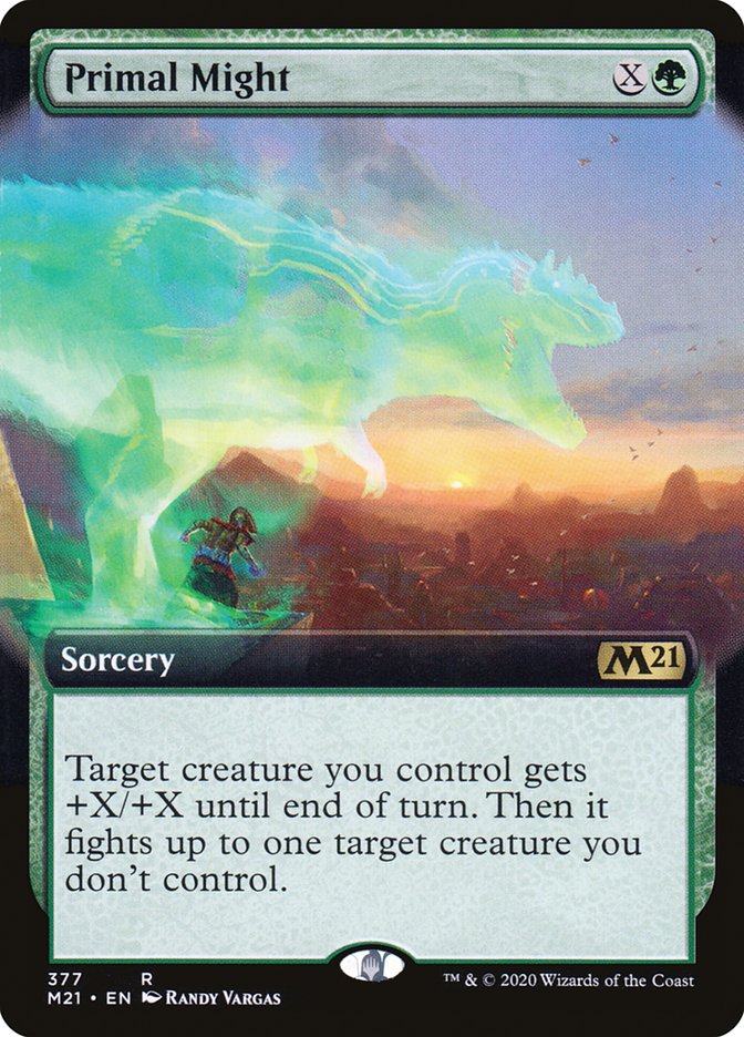 Primal Might (Extended Art) [Core Set 2021] | Black Swamp Games
