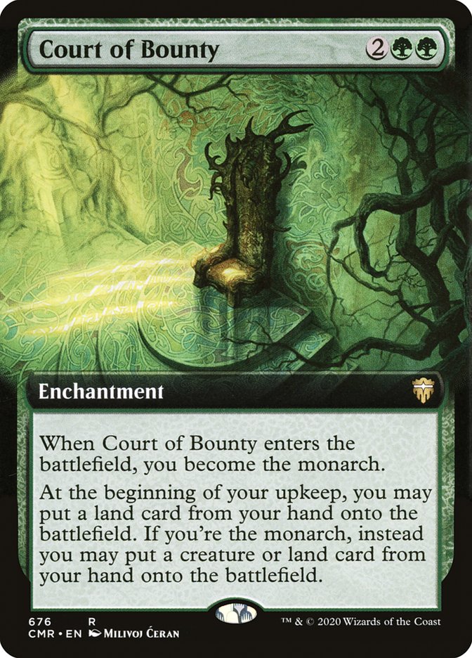 Court of Bounty (Extended Art) [Commander Legends] | Black Swamp Games