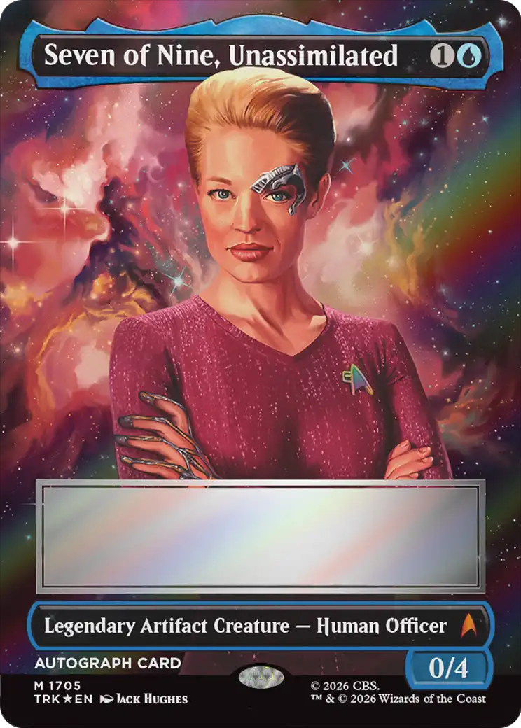 Seven of Nine, Unassimilated (Borderless) (Signed) [Star Trek] | Black Swamp Games