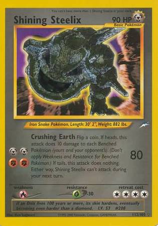 Shining Steelix (112/105) [Neo Destiny Unlimited] | Black Swamp Games