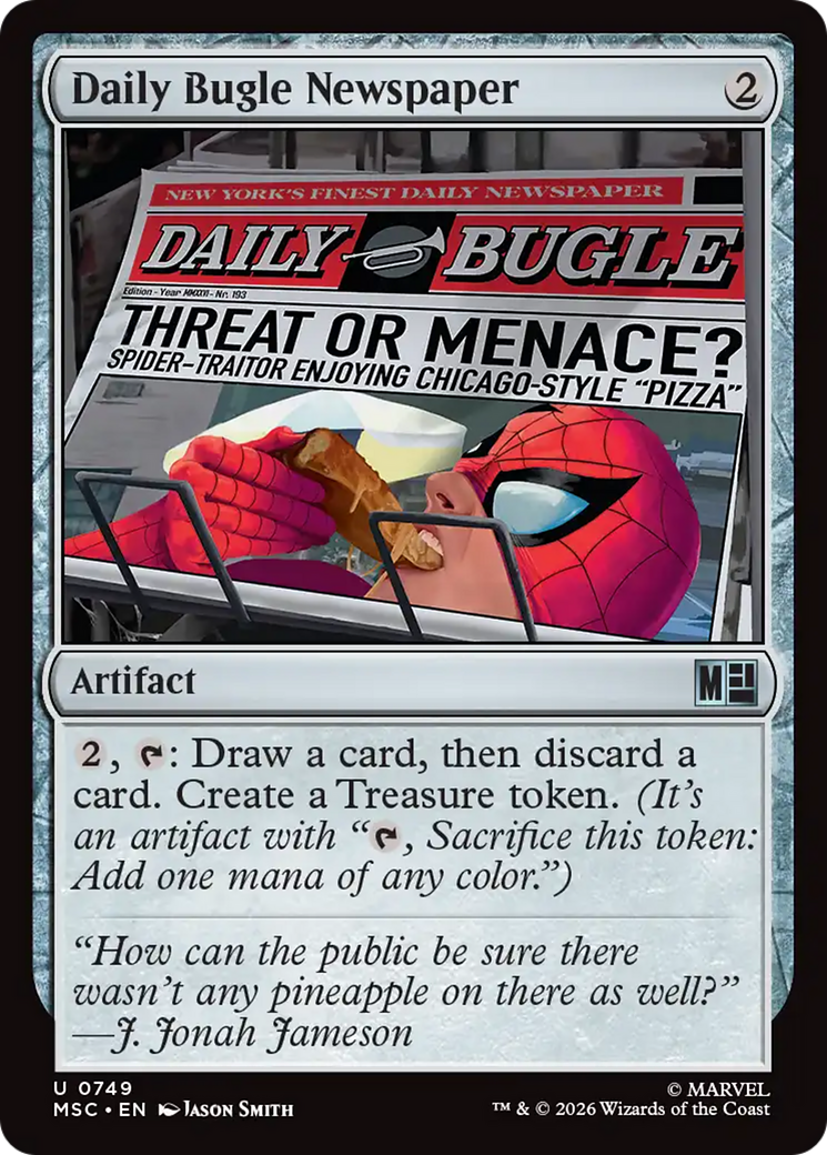 Daily Bugle Newspaper [Marvel Super Heroes Commander] | Black Swamp Games