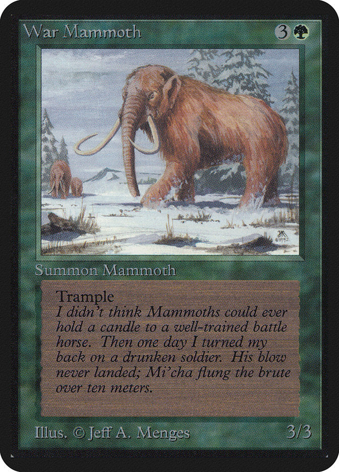 War Mammoth [Alpha Edition] | Black Swamp Games
