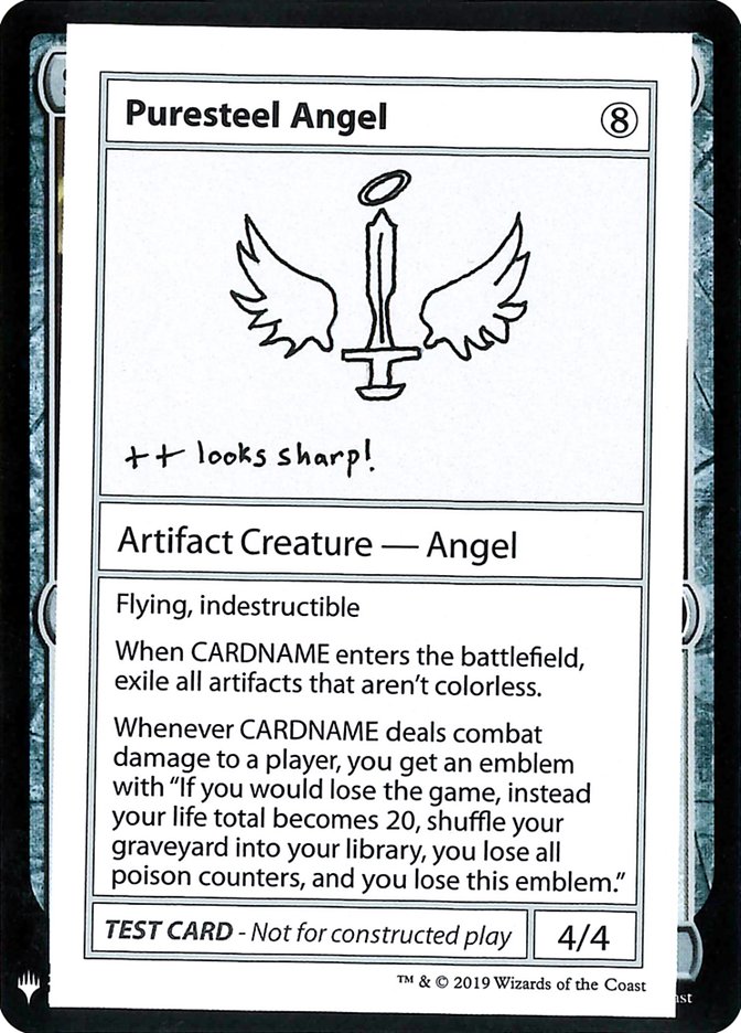 Puresteel Angel [Mystery Booster Playtest Cards] | Black Swamp Games