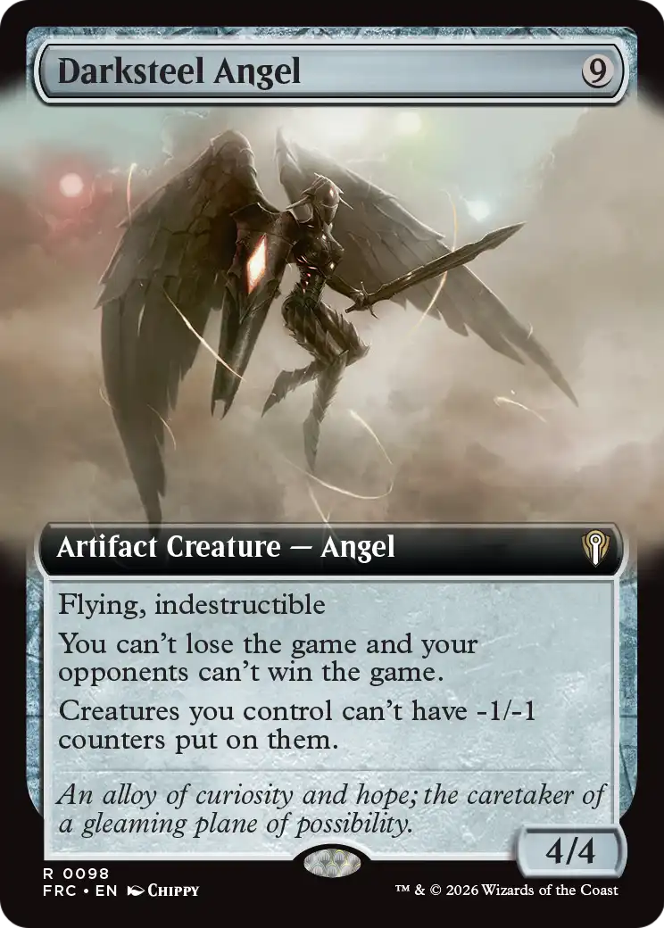 Darksteel Angel (Extended Art) [Star Trek Commander] | Black Swamp Games