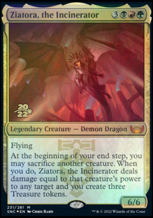 Ziatora, the Incinerator [Streets of New Capenna Prerelease Promos] | Black Swamp Games