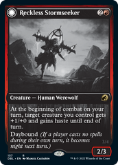 Reckless Stormseeker // Storm-Charged Slasher [Innistrad: Double Feature] | Black Swamp Games