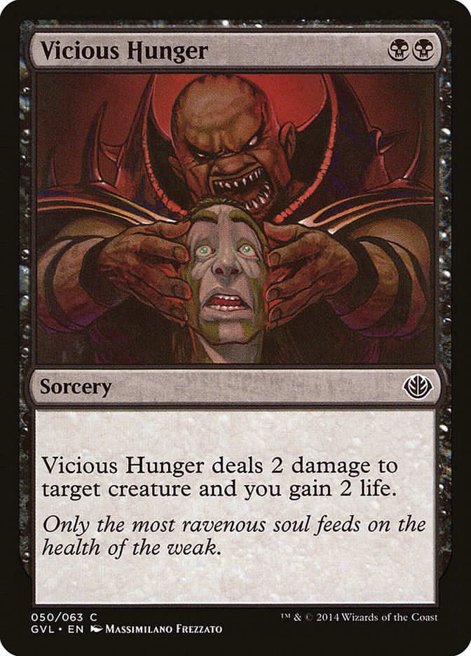 Vicious Hunger (Garruk vs. Liliana) [Duel Decks Anthology] | Black Swamp Games
