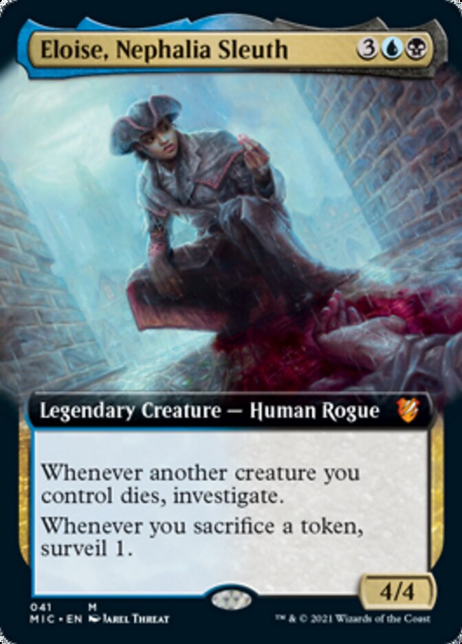 Eloise, Nephalia Sleuth (Extended Art) [Innistrad: Midnight Hunt Commander] | Black Swamp Games