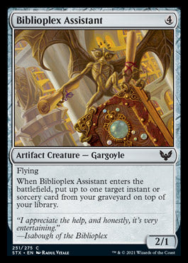 Biblioplex Assistant [Strixhaven: School of Mages] | Black Swamp Games