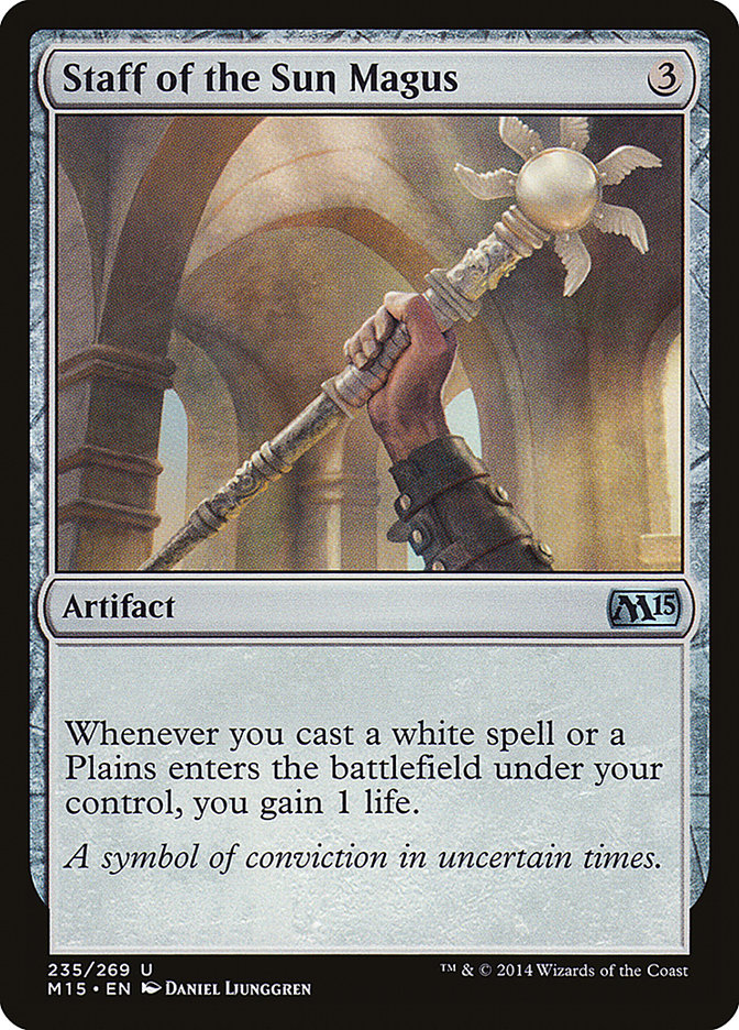 Staff of the Sun Magus [Magic 2015] | Black Swamp Games