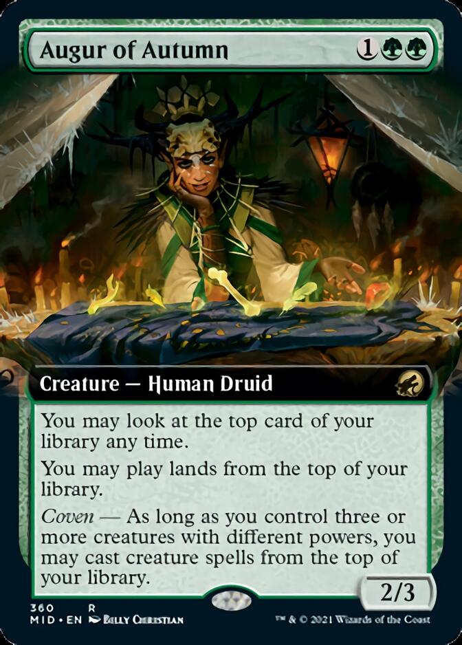 Augur of Autumn (Extended Art) [Innistrad: Midnight Hunt] | Black Swamp Games