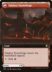 Valakut Awakening // Valakut Stoneforge (Extended Art) [Zendikar Rising] | Black Swamp Games