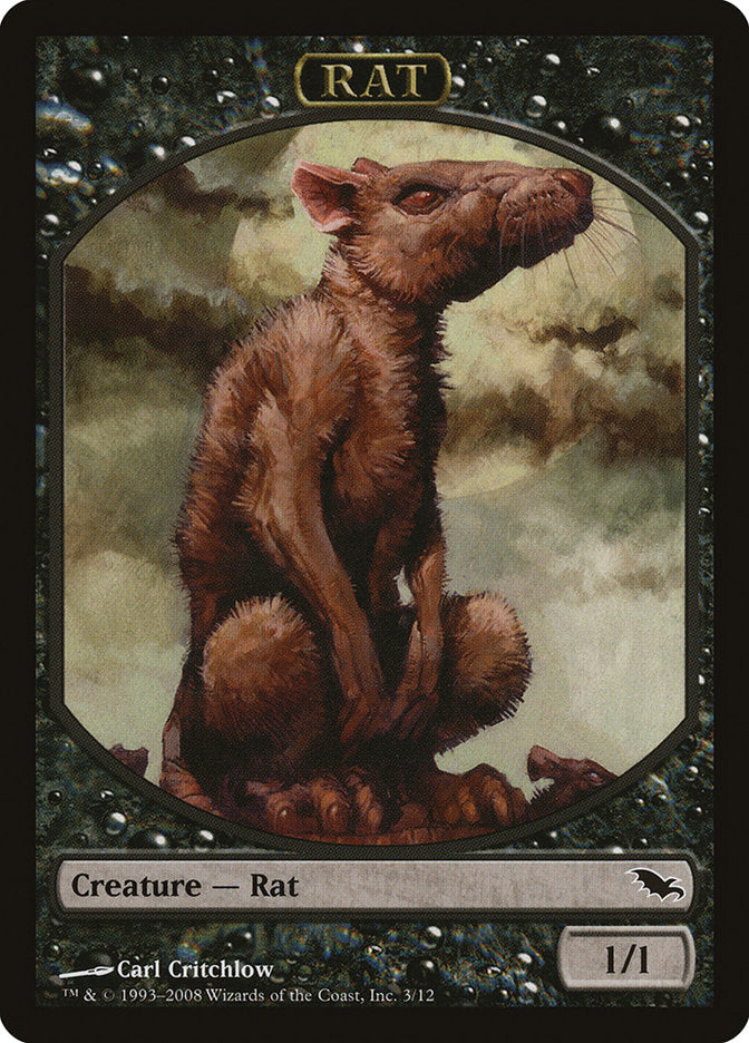 Rat Token [Shadowmoor Tokens] | Black Swamp Games