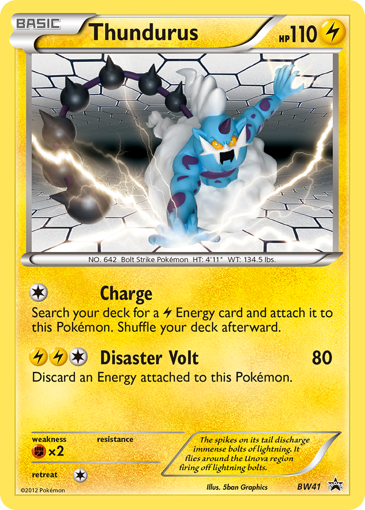 Thundurus (BW41) [Black & White: Black Star Promos] | Black Swamp Games