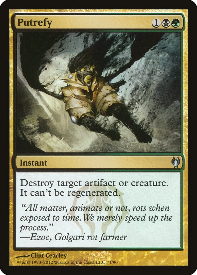 Putrefy [Duel Decks: Izzet vs. Golgari] | Black Swamp Games