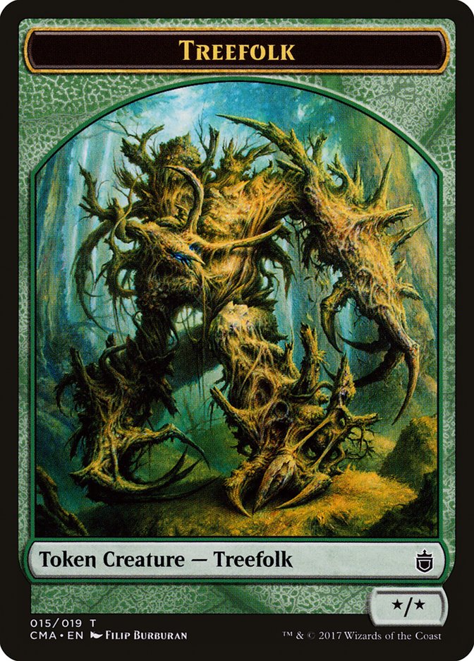 Treefolk Token [Commander Anthology Tokens] | Black Swamp Games