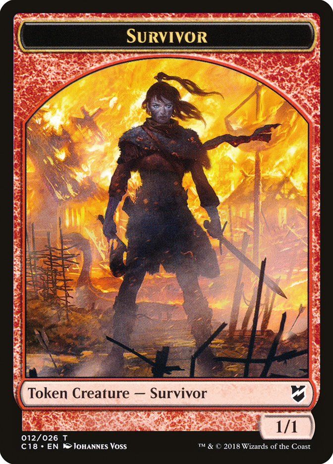 Survivor Token [Commander 2018 Tokens] | Black Swamp Games