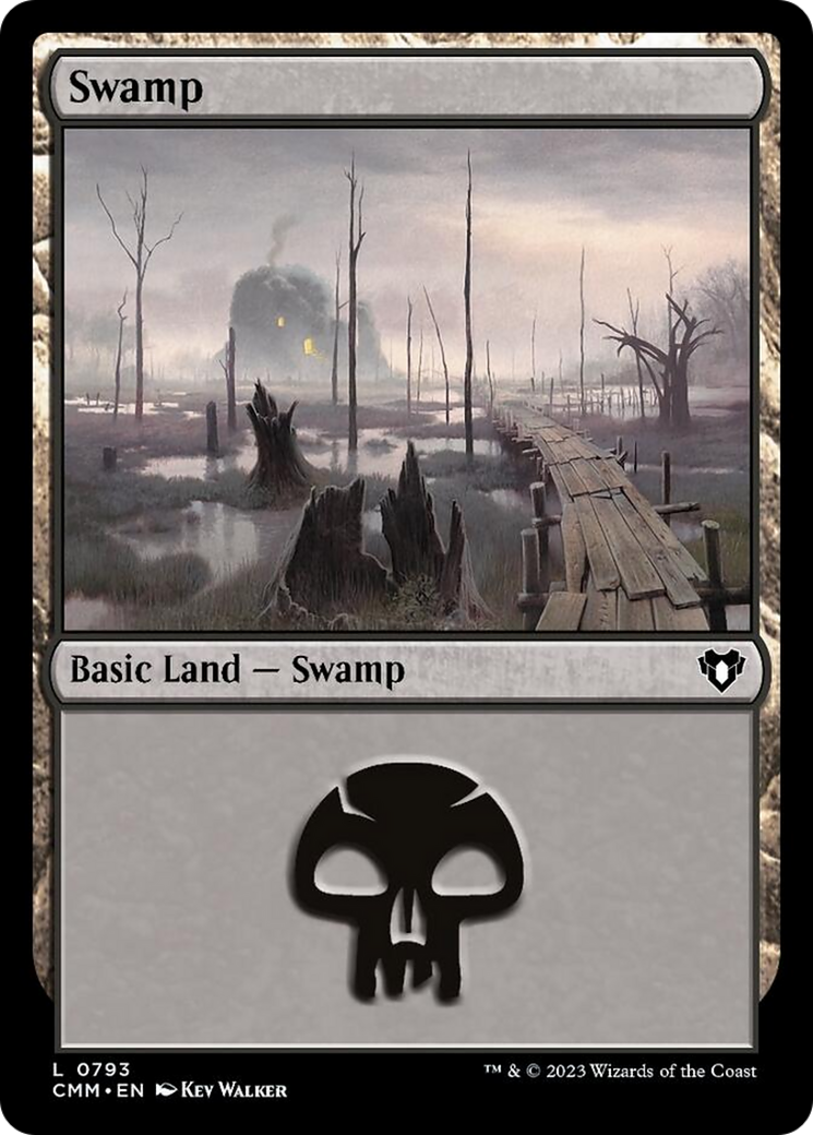 Swamp (793) [Commander Masters] | Black Swamp Games