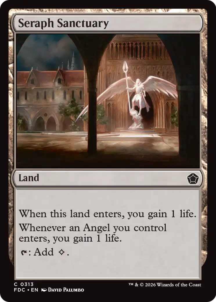 Seraph Sanctuary [Foundations Commander] | Black Swamp Games