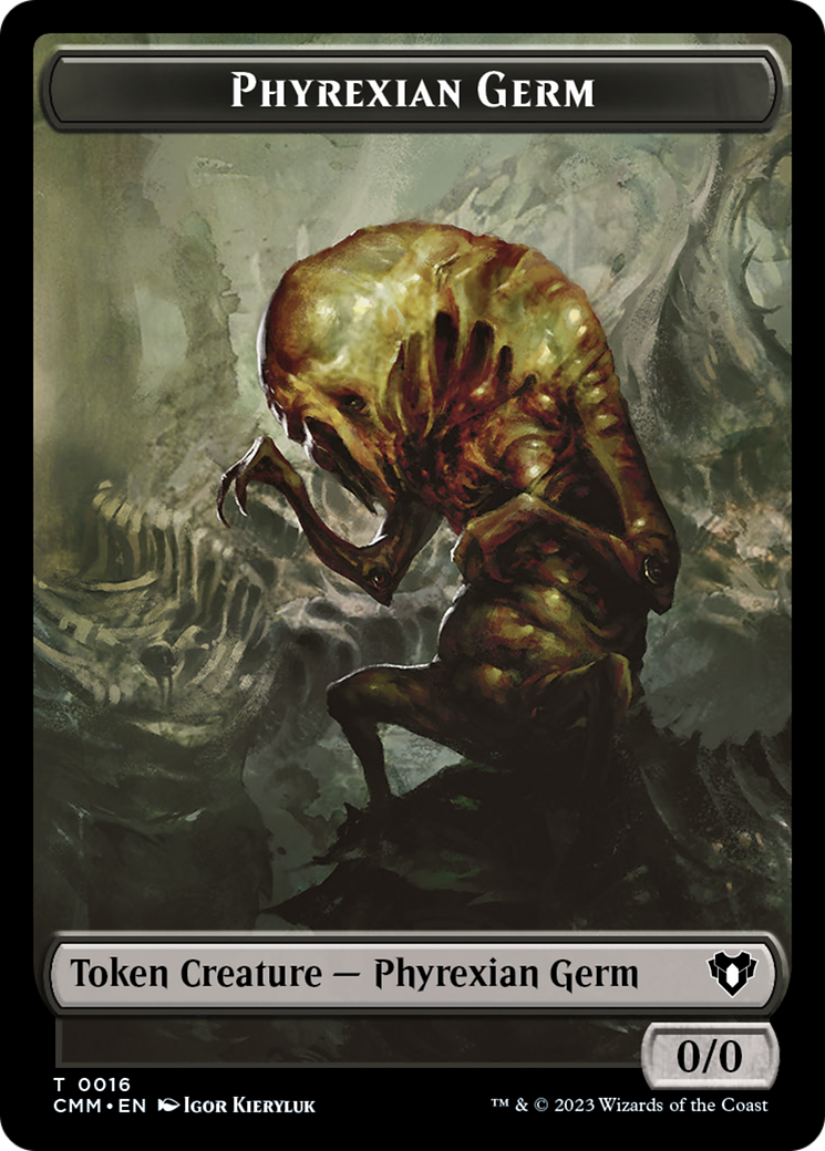Phyrexian Germ Token [Commander Masters Tokens] | Black Swamp Games