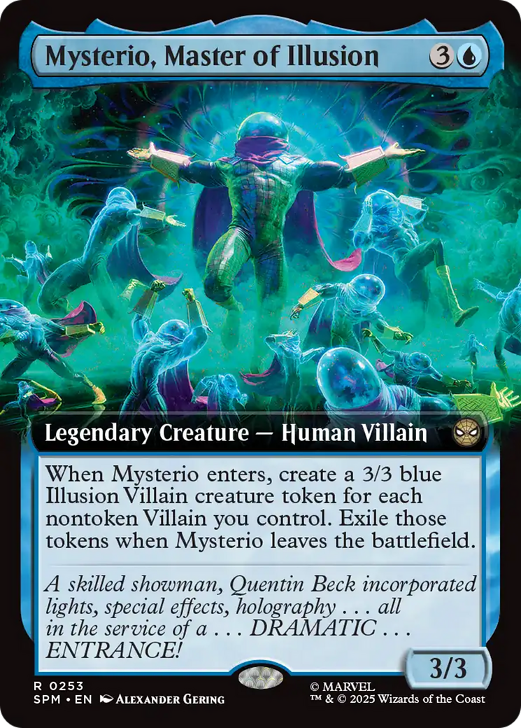 Mysterio, Master of Illusion (Extended Card) [Marvel's Spider-Man] | Black Swamp Games