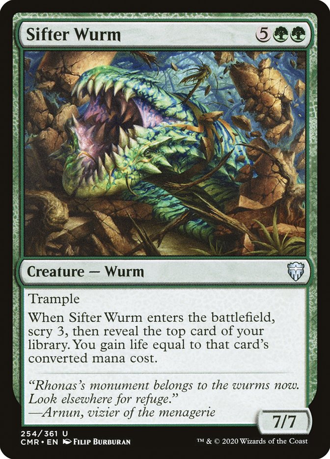 Sifter Wurm [Commander Legends] | Black Swamp Games