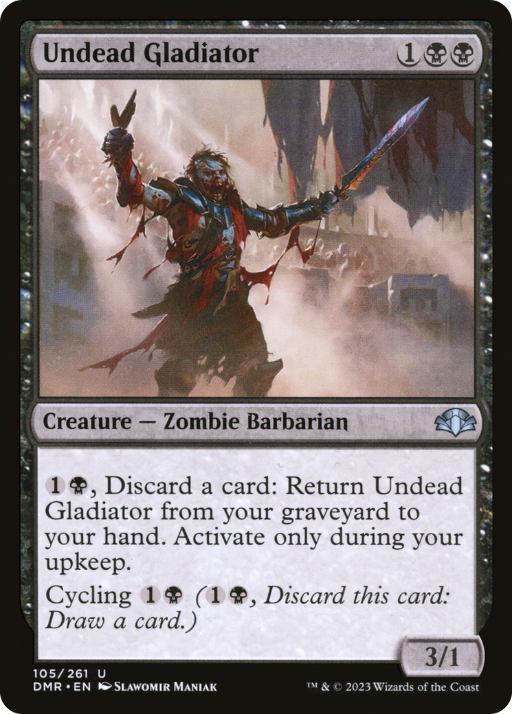 Undead Gladiator [Dominaria Remastered] | Black Swamp Games