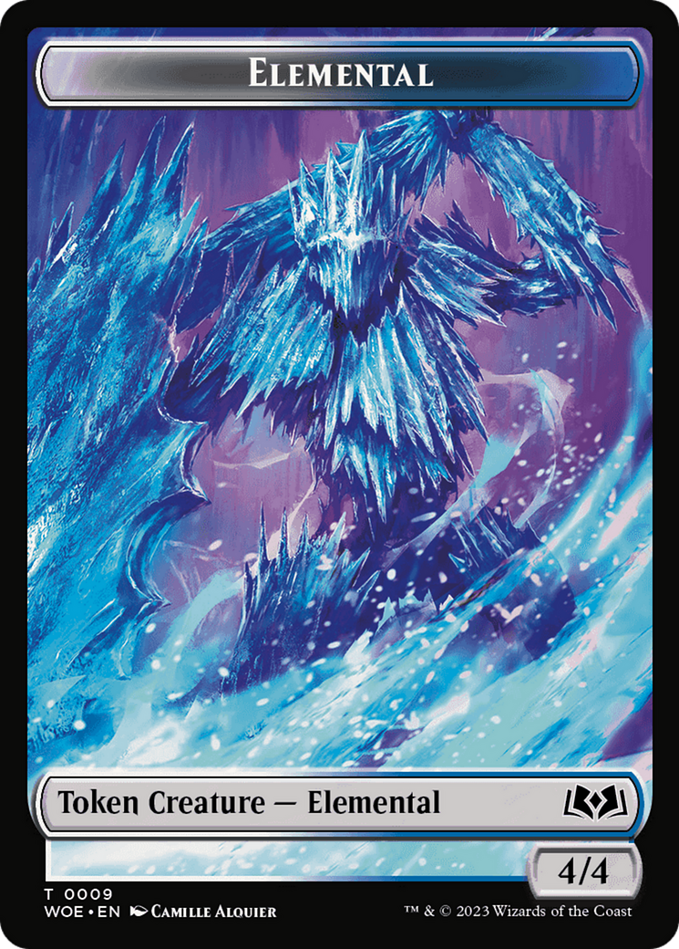 Elemental Token [Wilds of Eldraine Tokens] | Black Swamp Games