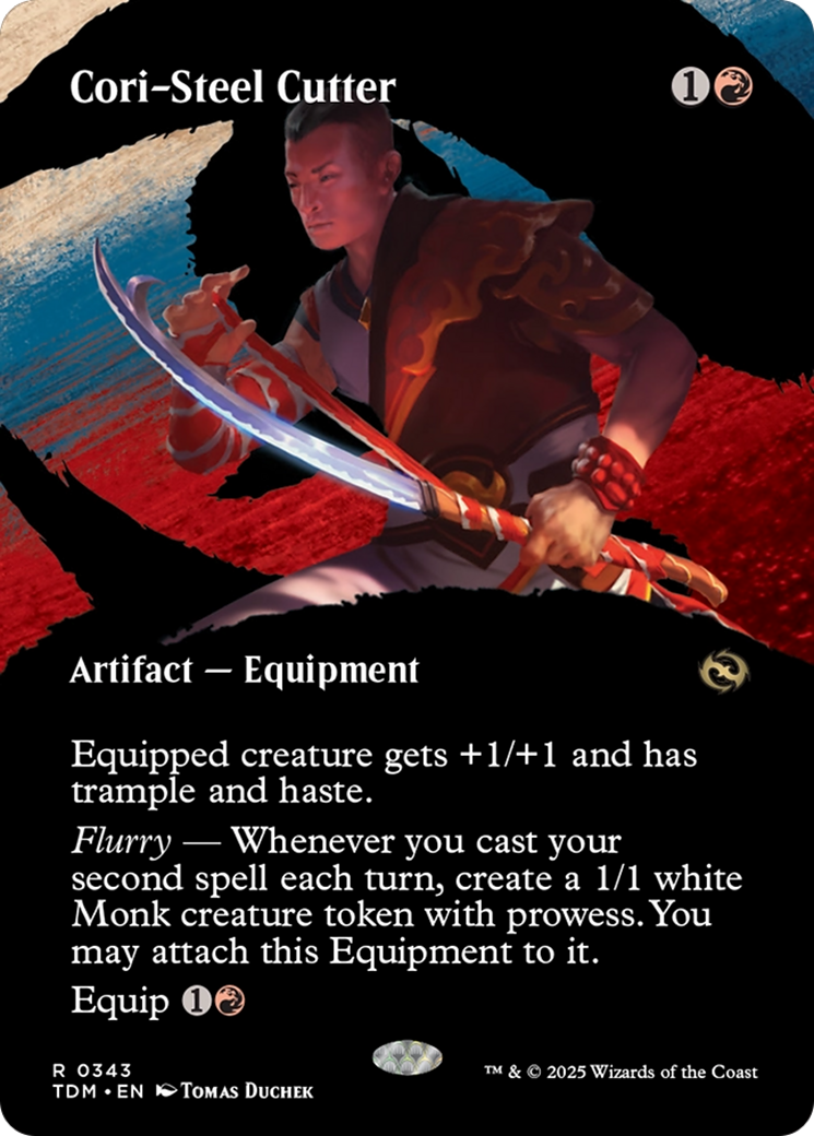 Cori-Steel Cutter (Borderless) [Tarkir: Dragonstorm] | Black Swamp Games