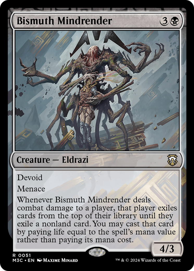 Bismuth Mindrender (Ripple Foil) [Modern Horizons 3 Commander] | Black Swamp Games