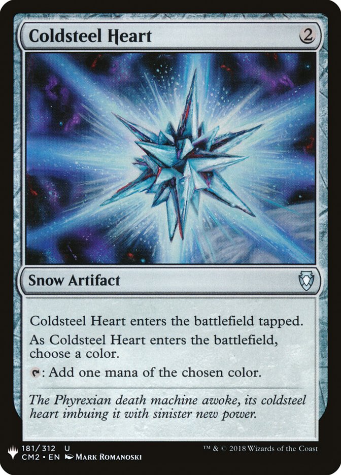 Coldsteel Heart [Mystery Booster] | Black Swamp Games