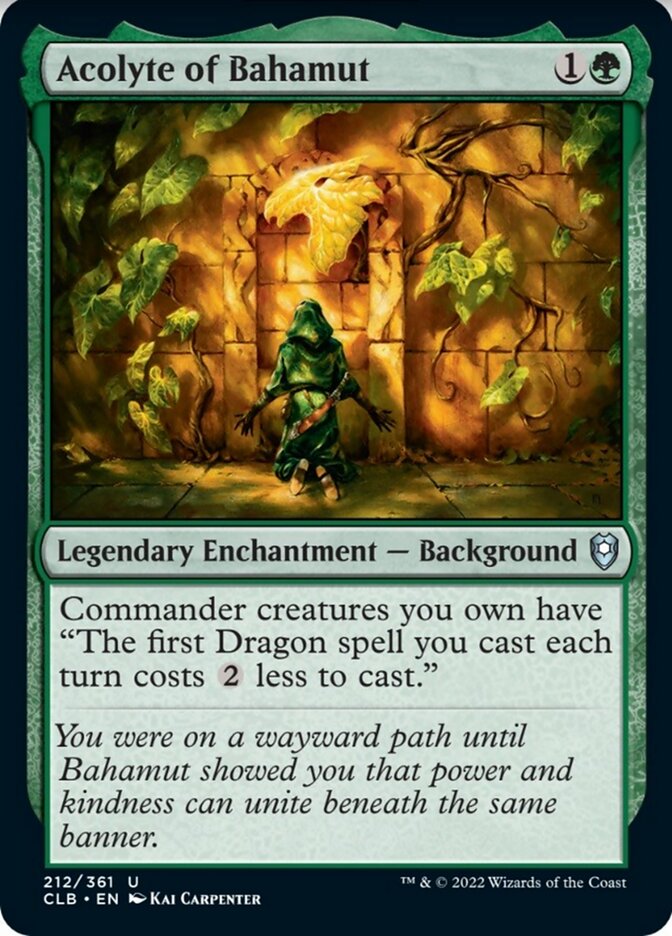 Acolyte of Bahamut [Commander Legends: Battle for Baldur's Gate] | Black Swamp Games