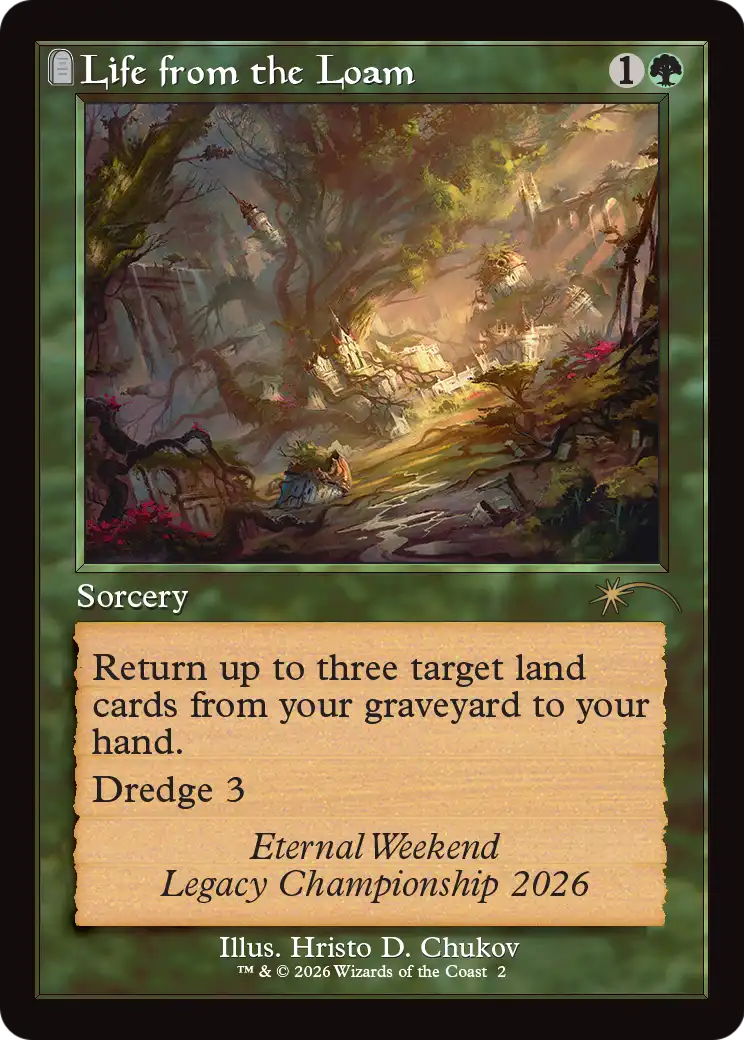 Life from the Loam (Retro Frame) (Eternal Weekend 2026 Promo) [Eternal Weekend] | Black Swamp Games