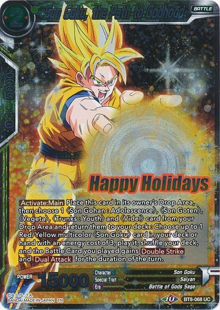Son Goku, the Path to Godhood (Gift Box 2019) (BT8-068) [Promotion Cards] | Black Swamp Games