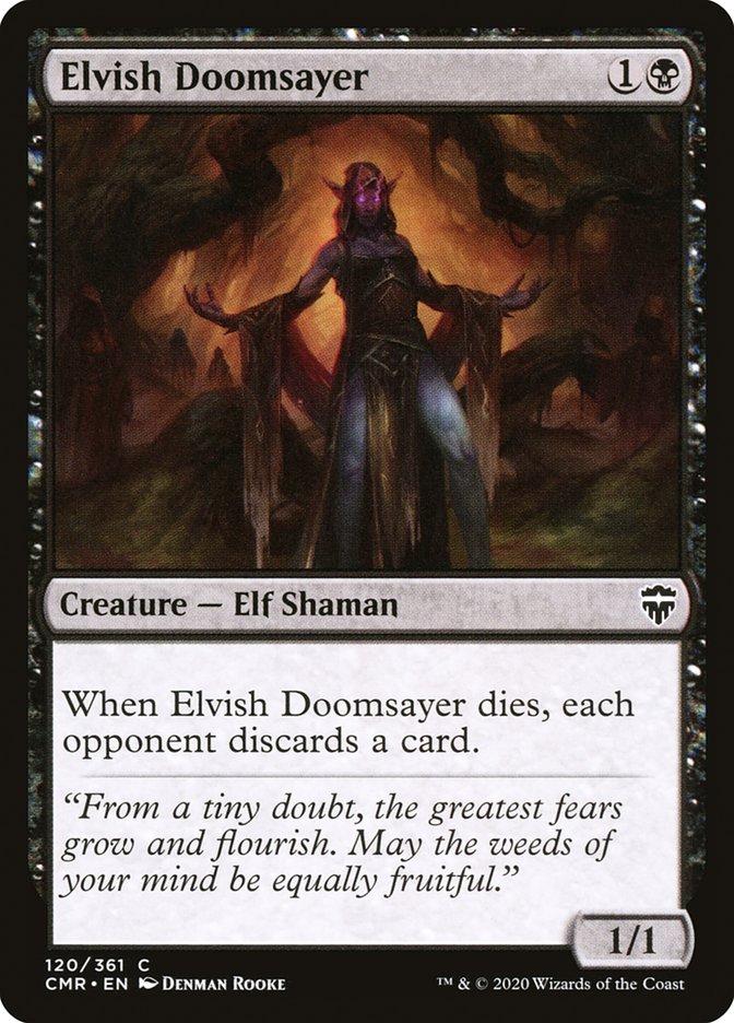 Elvish Doomsayer [Commander Legends] | Black Swamp Games