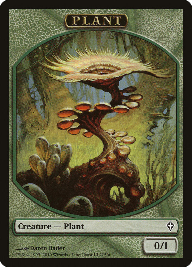 Plant Token [Worldwake Tokens] | Black Swamp Games