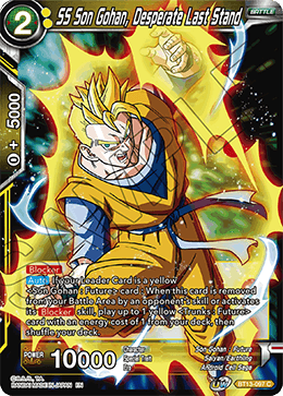 SS Son Gohan, Desperate Last Stand (Common) (BT13-097) [Supreme Rivalry] | Black Swamp Games