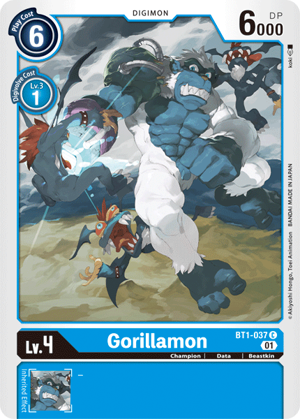 Gorillamon [BT1-037] (Alternative Art) [Starter Deck: Ulforce Veedramon] | Black Swamp Games