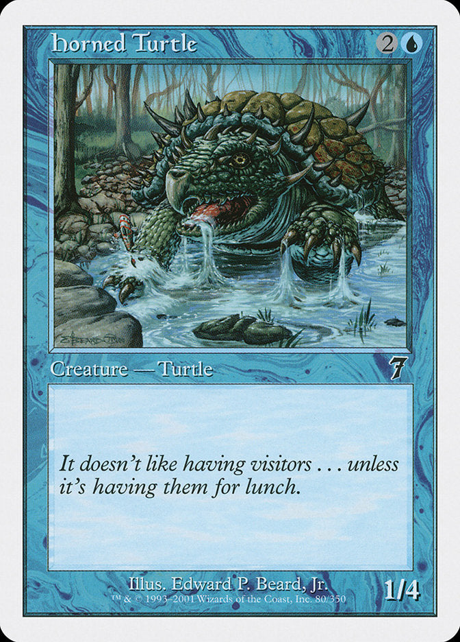 Horned Turtle [Seventh Edition] | Black Swamp Games