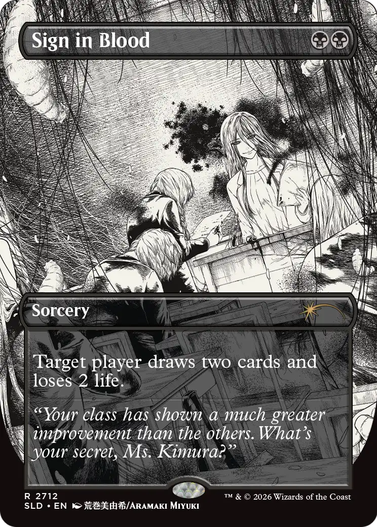 Sign in Blood [Secret Lair Drop Series] | Black Swamp Games