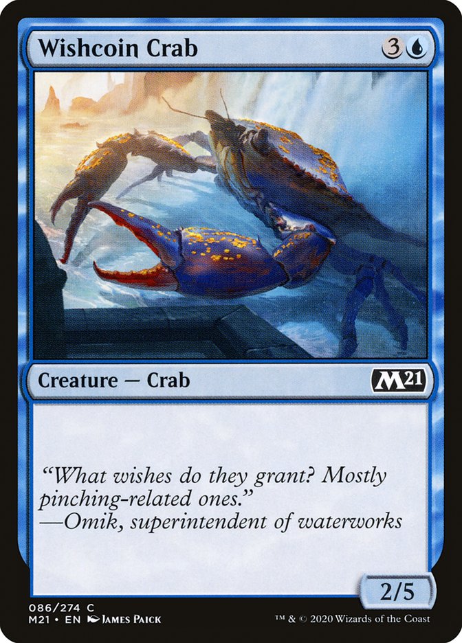 Wishcoin Crab [Core Set 2021] | Black Swamp Games
